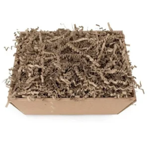 Zigzag opvulpapier Bruin - Crinkle Cut