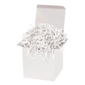 Zigzag opvulpapier Wit - Crinkle Cut