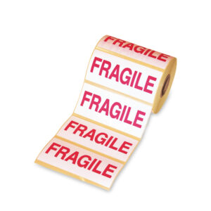 Waarschuwingsetiketten "FRAGILE"