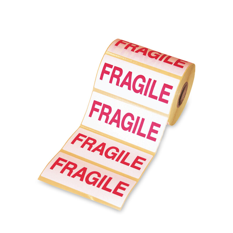 Waarschuwingsetiketten "FRAGILE"