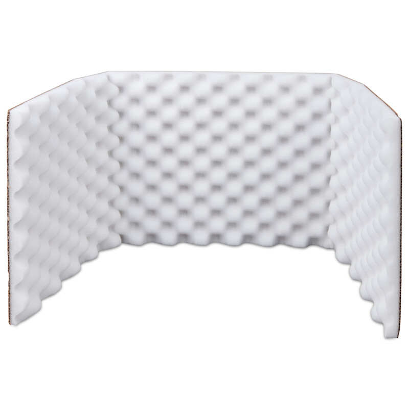 Schuimdoos karton 240x230x80mm - met profielschuim - Afbeelding 2